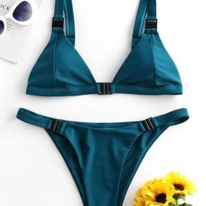 BRAND NEW TEAL BUCKLE BIKINI
